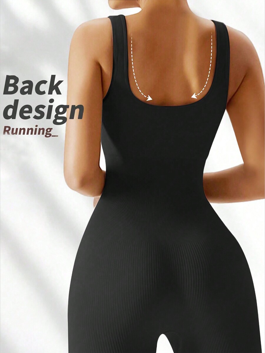 KIKIMINK Women's Jumpsuits Sea - Seamless Ribbed Workout Tank Top 评论和价格