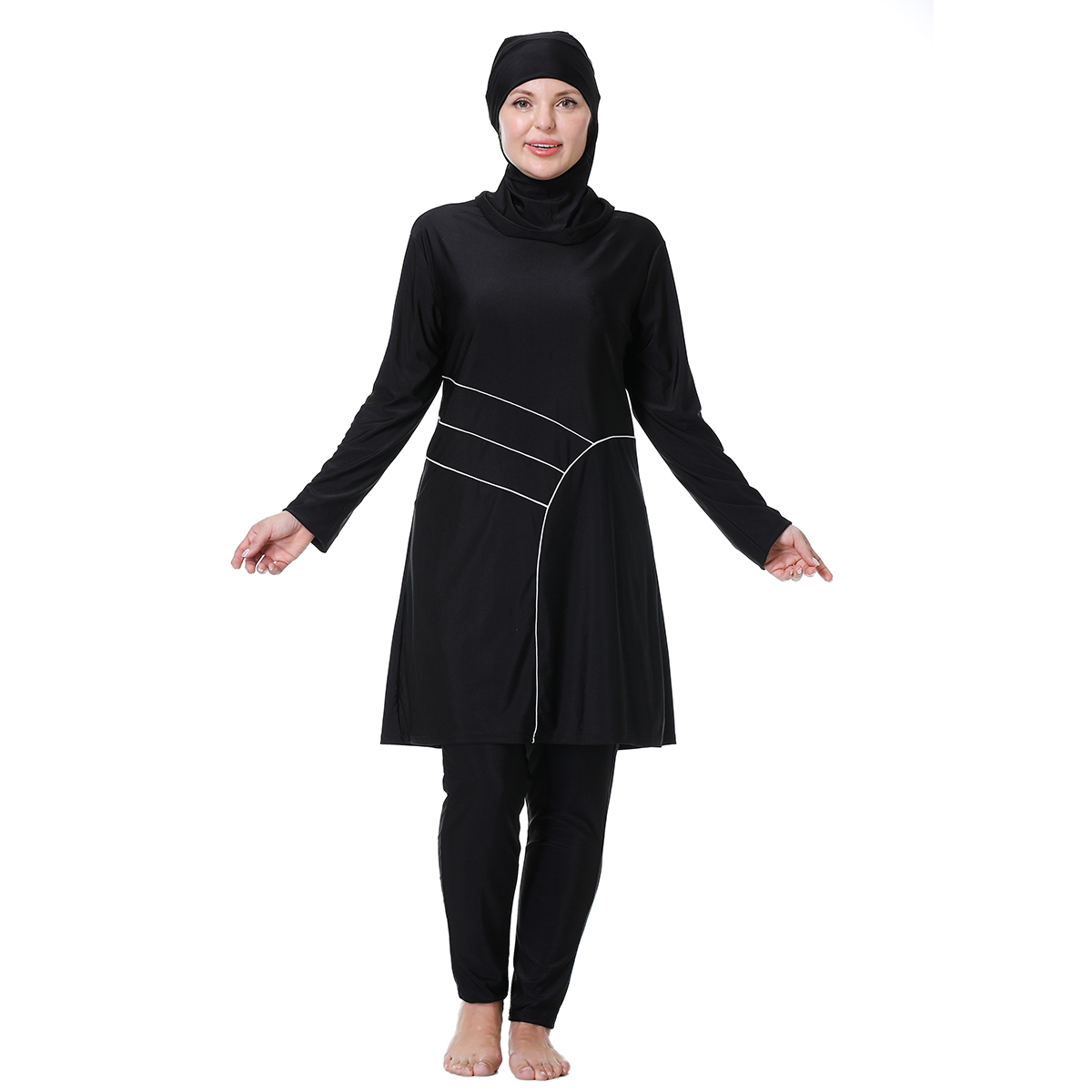 H1029 Muslim Women Fullcoverag - Swimwear 评论和价格