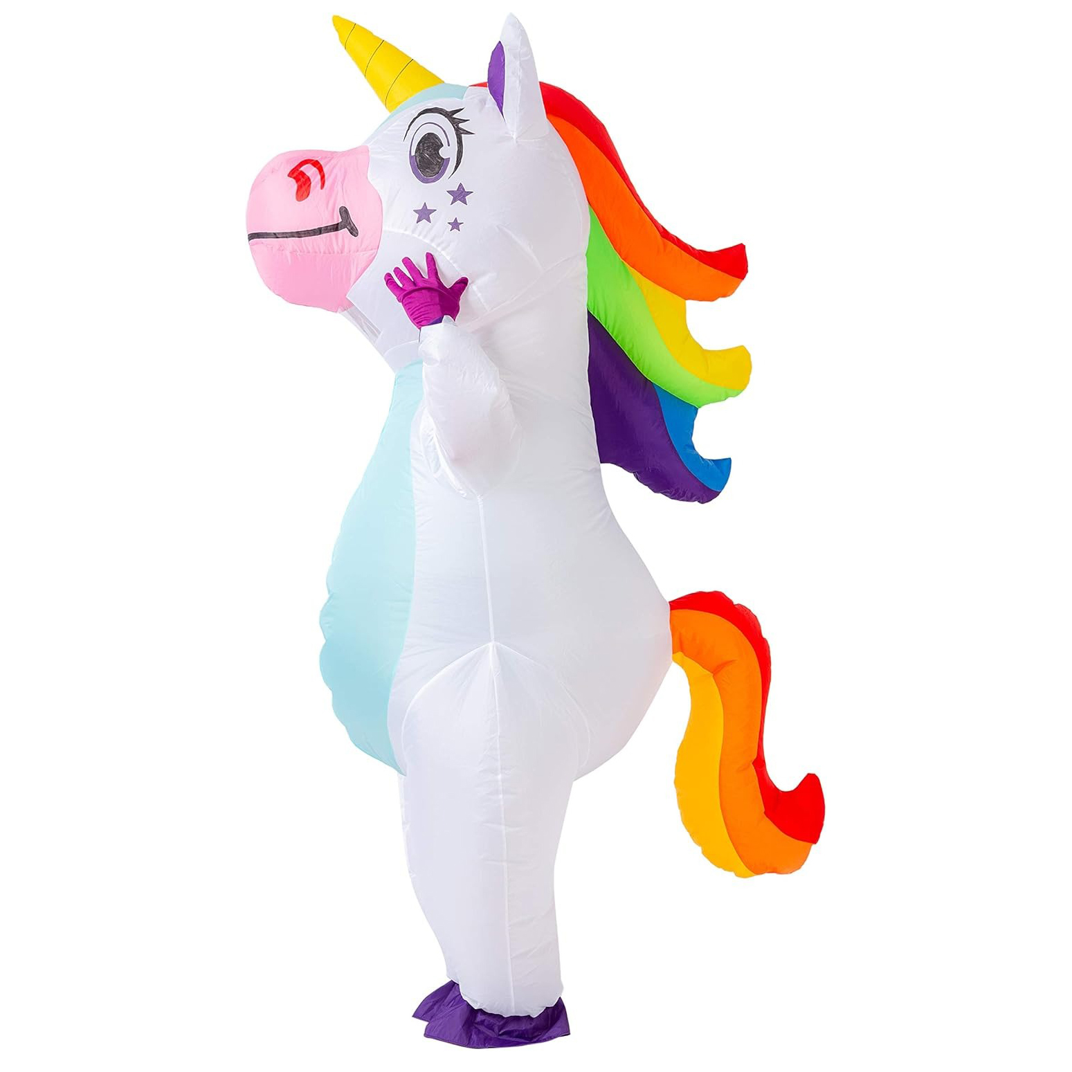 Inflatable Unicorn Costume Adu - Dresses 评论和价格