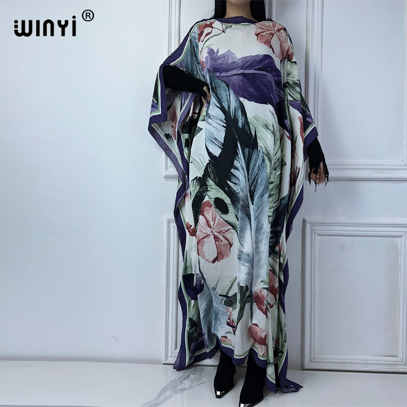 WINYI summer kaftan African Wo - Boho Summer Beach Maxi Dress 评论和价格